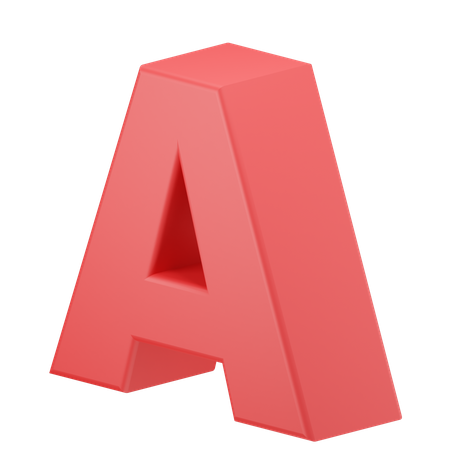 Un alphabet  3D Icon