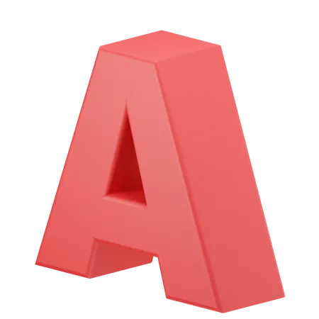 Un alphabet  3D Icon