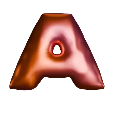 A Letter  3D Icon