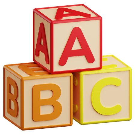 Letra abc  3D Icon