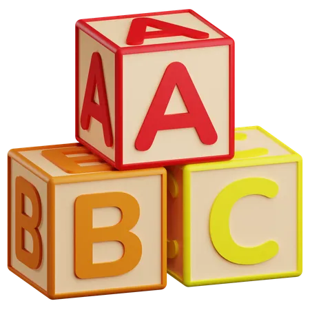 Letra abc  3D Icon