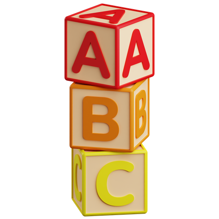 Letra abc  3D Icon