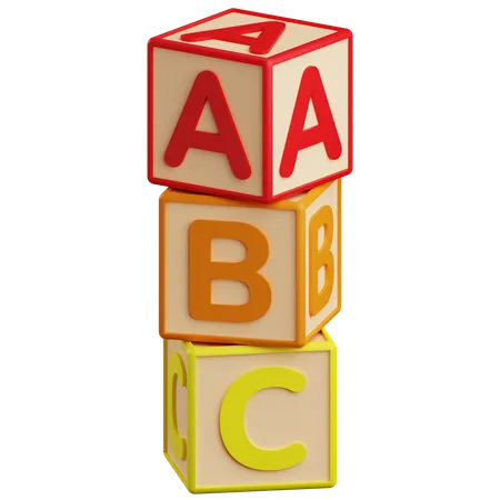 Letra abc  3D Icon