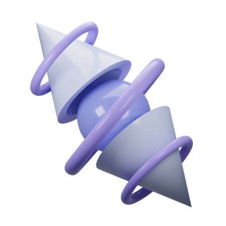 Abstract Cone  3D Icon