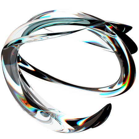 Abstract Glass  3D Icon