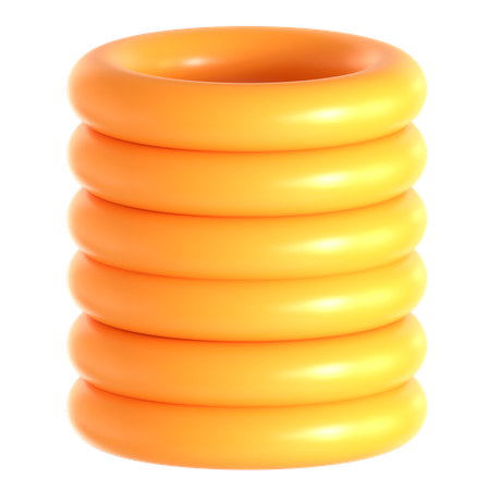 Abstract Torus Shape  3D Icon