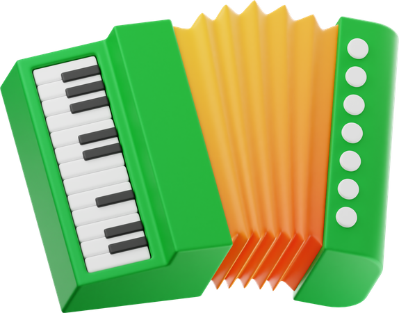 Accordéon  3D Icon