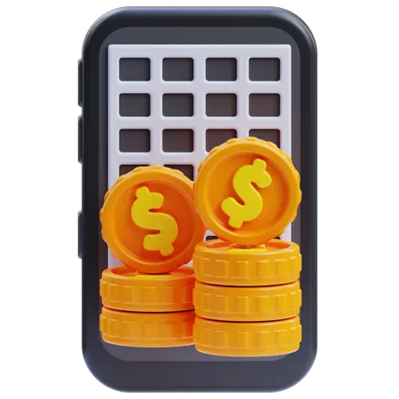 Accounting app  3D Icon