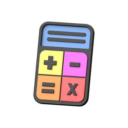 Accounting Calculator  3D Icon