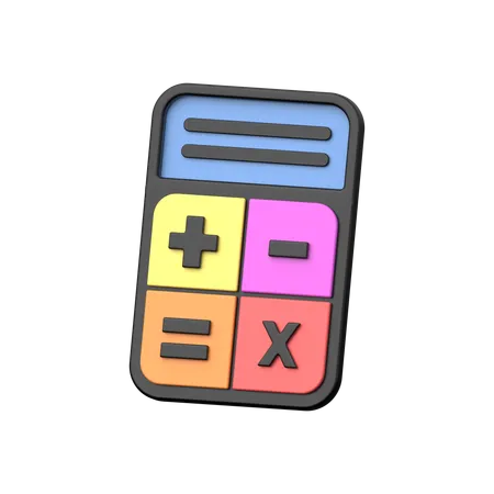 Accounting Calculator  3D Icon