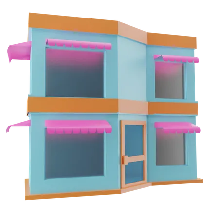 Maison  3D Icon