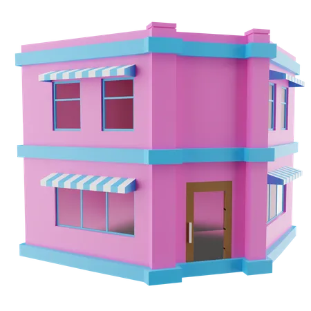 Maison  3D Icon