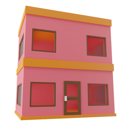 Maison  3D Icon