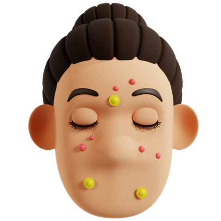 Acne Patch Skincare  3D Icon