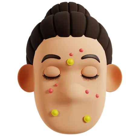 Acne Patch Skincare  3D Icon