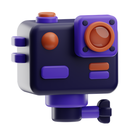 Action-Kamera  3D Icon