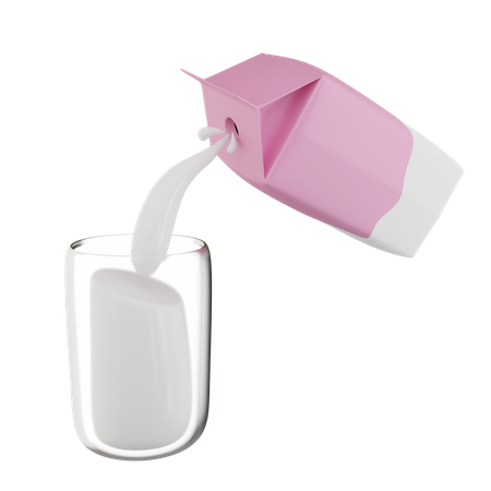 Add Milk  3D Icon