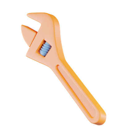 Adjustable Wrench  3D Icon