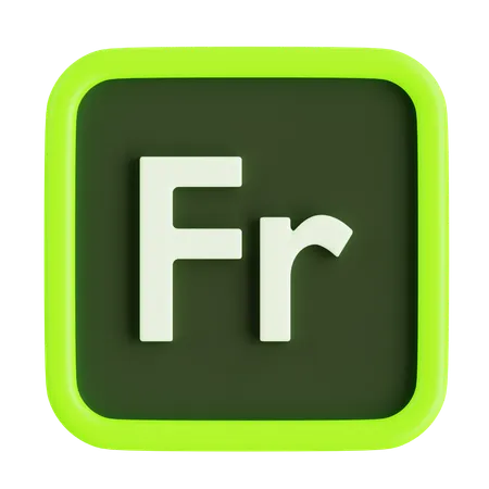 Adobe fresco  3D Icon