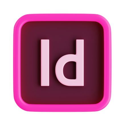 Adobe indesign  3D Icon