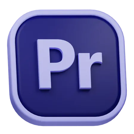 Adobe Premier Pro  3D Icon