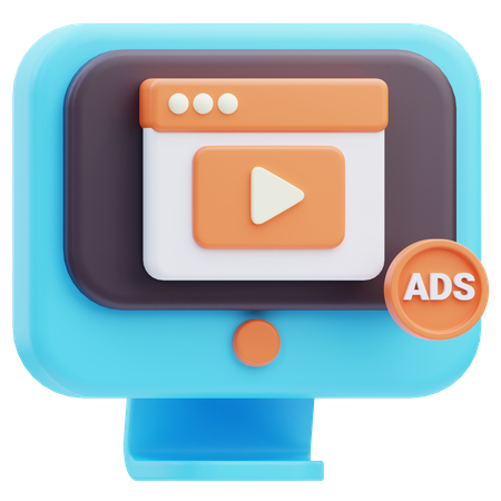 Ads Campign  3D Icon