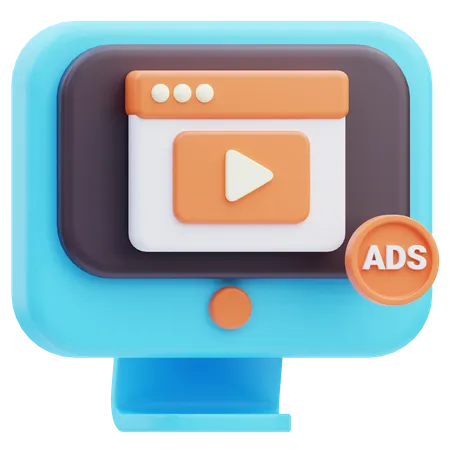 Ads Campign  3D Icon