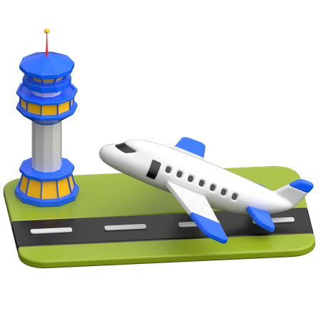 Aeroporto  3D Icon