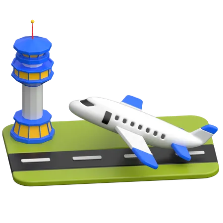 Aeroporto  3D Icon