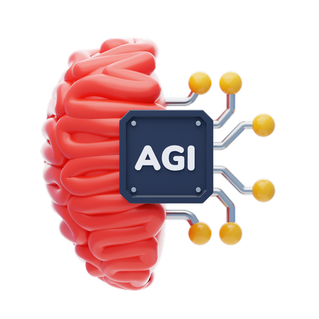 Agi Mind  3D Icon