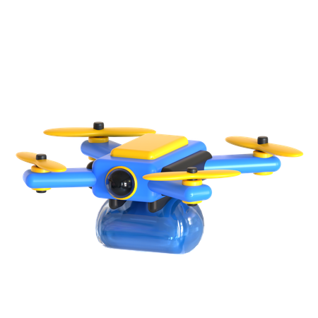 Agricultura de drones  3D Icon