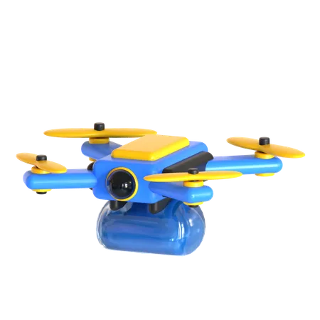 Agricultura de drones  3D Icon