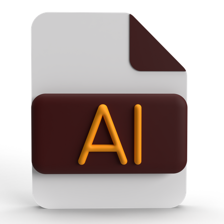 AI  3D Icon