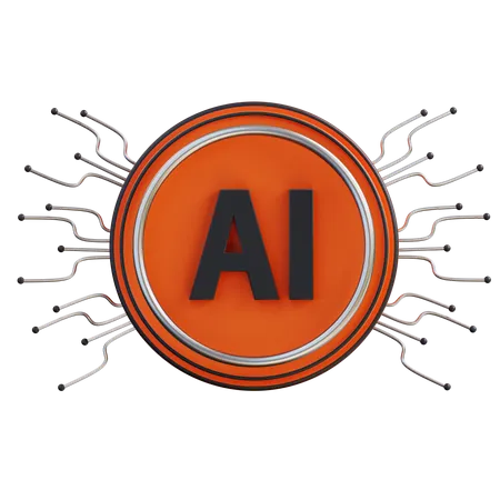 Ai  3D Icon