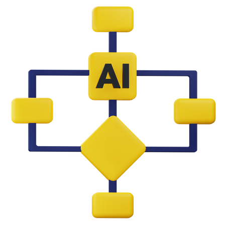 Ai Algorithm  3D Icon