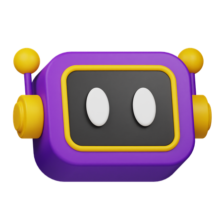 AI Bot  3D Icon