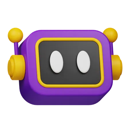 AI Bot  3D Icon