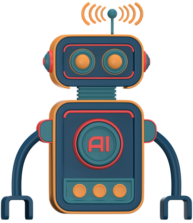 Ai Bot  3D Icon