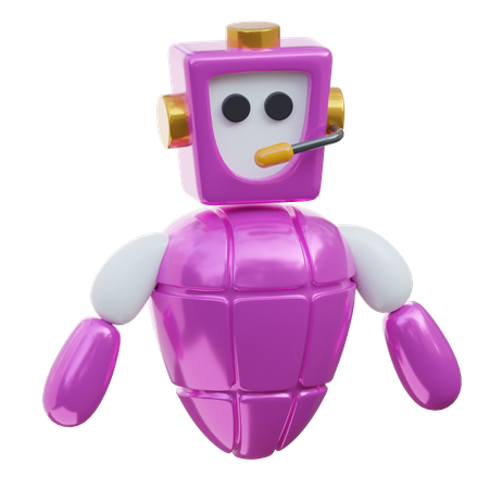 Ai Bot  3D Icon