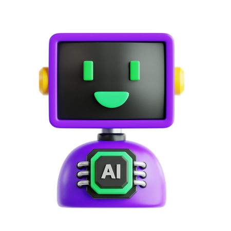 Ai Bot  3D Icon