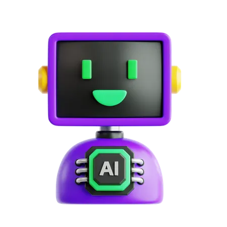 Ai Bot  3D Icon