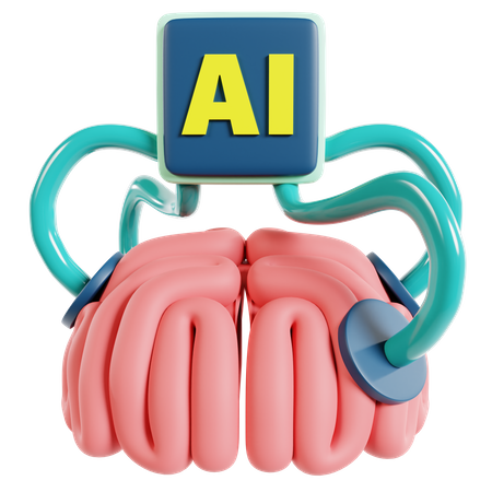 Cerebro Ai  3D Icon