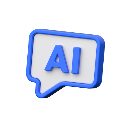 Ai Chat  3D Icon