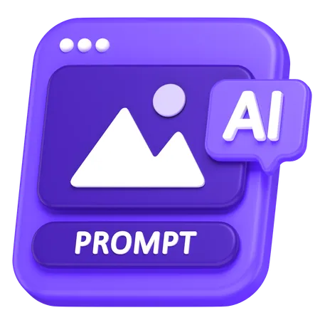 Ai Image  3D Icon