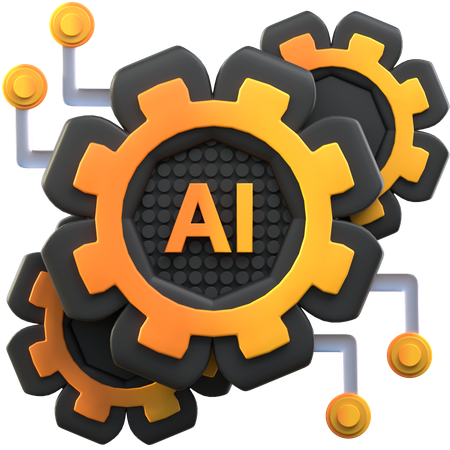 Ai Management  3D Icon