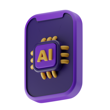 Ai Phone  3D Icon