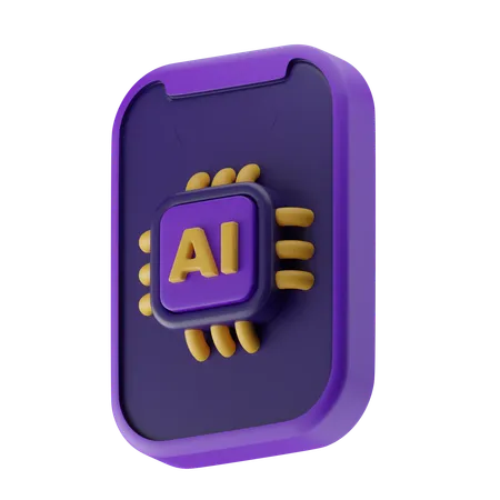 Ai Phone  3D Icon