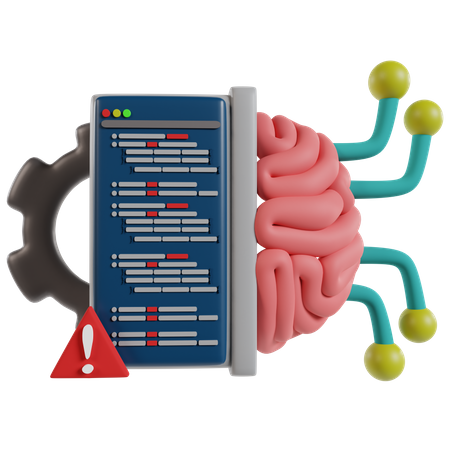 Construtor de código de prompt ai  3D Icon