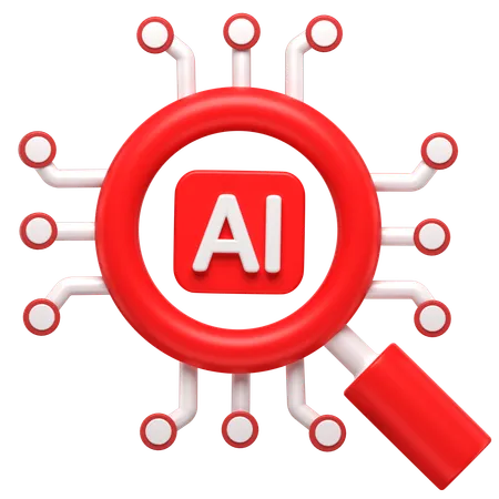 Ai Search  3D Icon