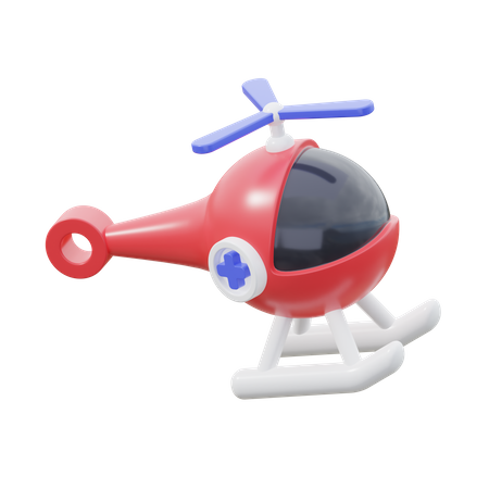 Air Ambulance  3D Icon